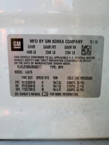 2016 BUICK ENCORE - KL4CJESB5GB588217