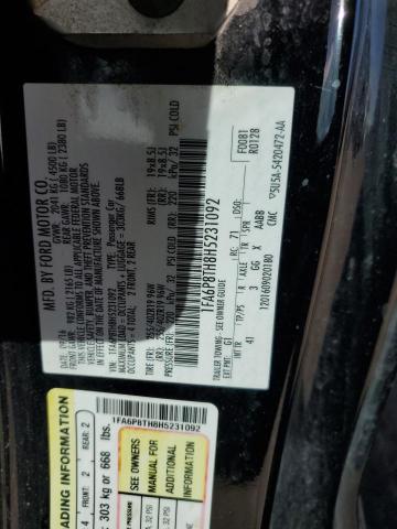 2017 FORD MUSTANG - 1FA6P8TH8H5231092