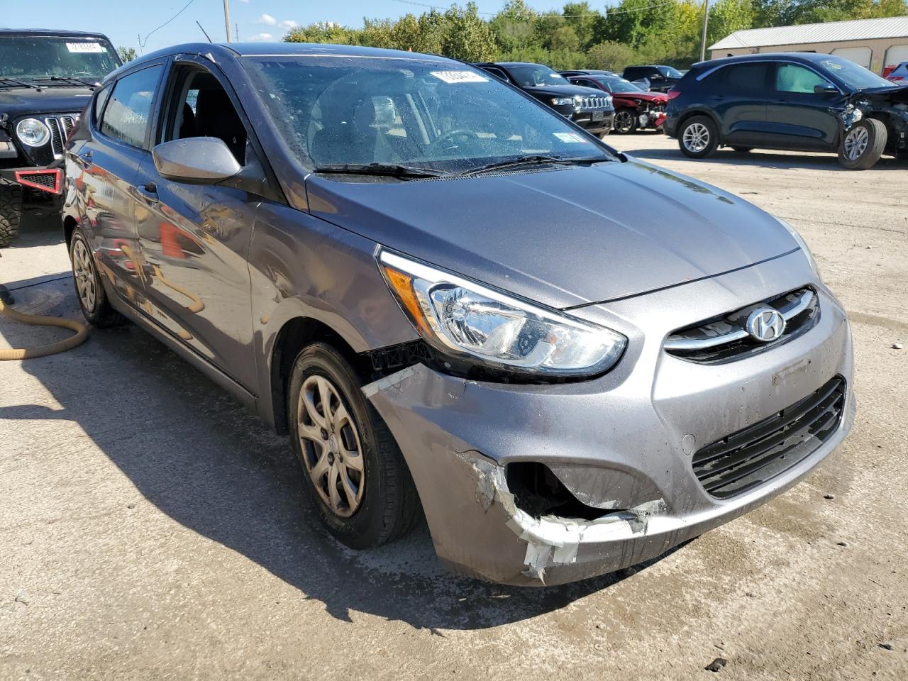 Lot #2902684310 2015 HYUNDAI ACCENT GS