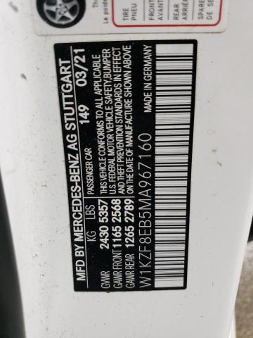 2021 MERCEDES-BENZ E 350 4MAT - W1KZF8EB5MA967160