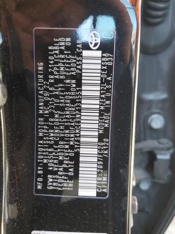 2022 TOYOTA COROLLA SE - 5YFS4MCE9NP131551