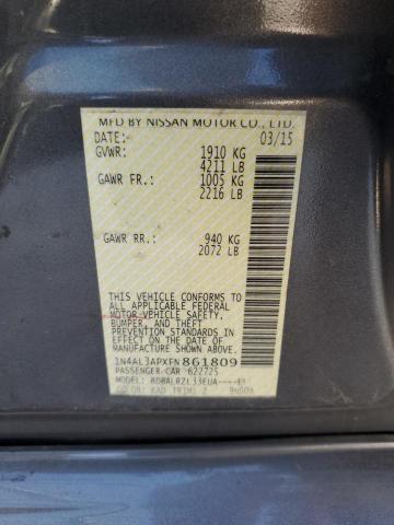 2015 NISSAN ALTIMA 2.5 - 1N4AL3APXFN861809