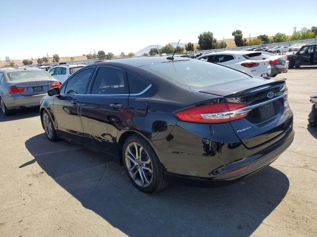 FORD FUSION S 2017 black sedan 4d gas 3FA6P0G73HR171321 photo #3