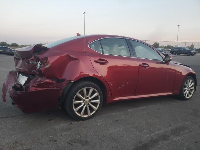 LEXUS IS 250 2010 red  gas JTHCF5C20A5044511 photo #4