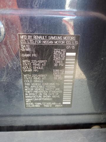 2015 NISSAN ROGUE S - KNMAT2MV8FP585620