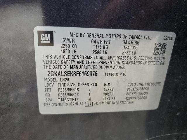 2015 GMC TERRAIN SL - 2GKALSEK8F6169978