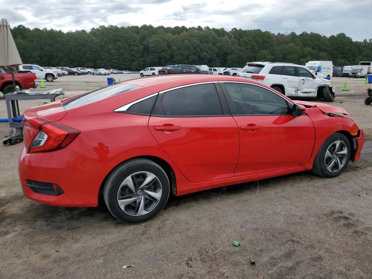 Lot #2919155814 2020 HONDA CIVIC LX