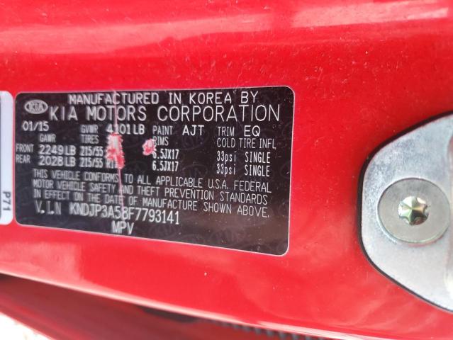 VIN KNDJP3A58F7793141 2015 KIA Soul, + no.12