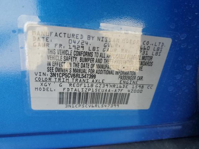 2024 NISSAN KICKS SV - 3N1CP5CV6RL547399