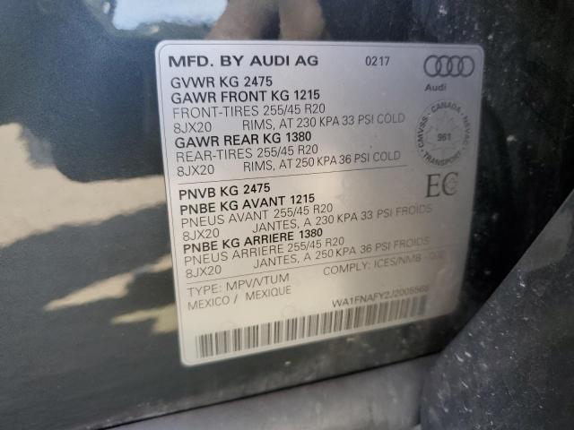 2018 AUDI Q5 TECHNIK WA1FNAFY2J2005568