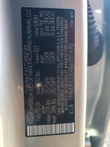 2024 HYUNDAI TUCSON SEL - 5NMJFCDE4RH385490