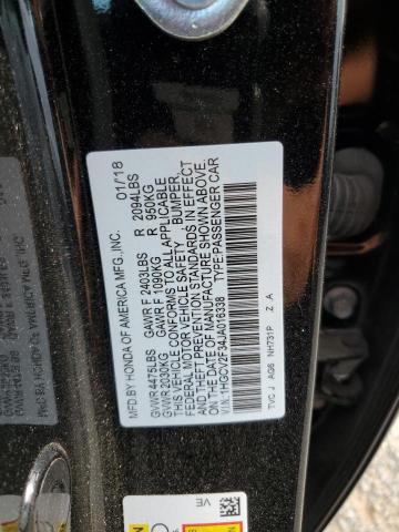 2018 HONDA ACCORD SPO - 1HGCV2F34JA016338