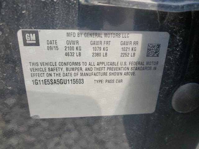 2016 CHEVROLET MALIBU LIM - 1G11E5SA5GU115603