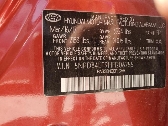 2017 HYUNDAI ELANTRA SE - 5NPD84LF9HH206255