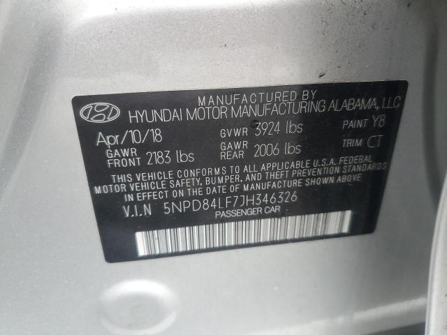 2018 HYUNDAI ELANTRA SE - 5NPD84LF7JH346326