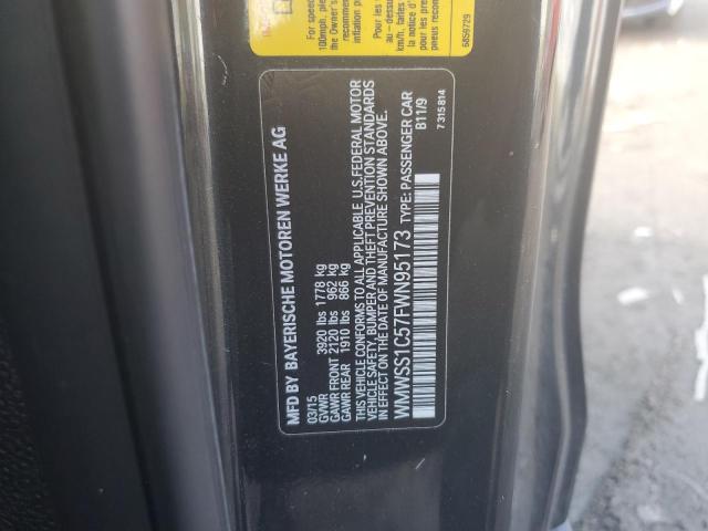 2015 MINI COOPER PAC WMWSS1C57FWN95173