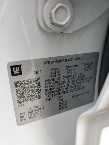 VIN 1GTG6DEN1K1210533 2019 GMC Canyon, Slt no.13