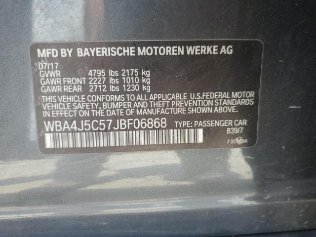 VIN WBA4J5C57JBF06868 2018 BMW 4 Series, 440I Gran ... no.12