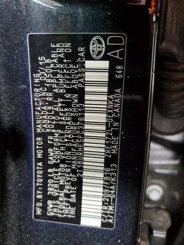 2015 TOYOTA COROLLA L - 2T1BURHE5FC376113