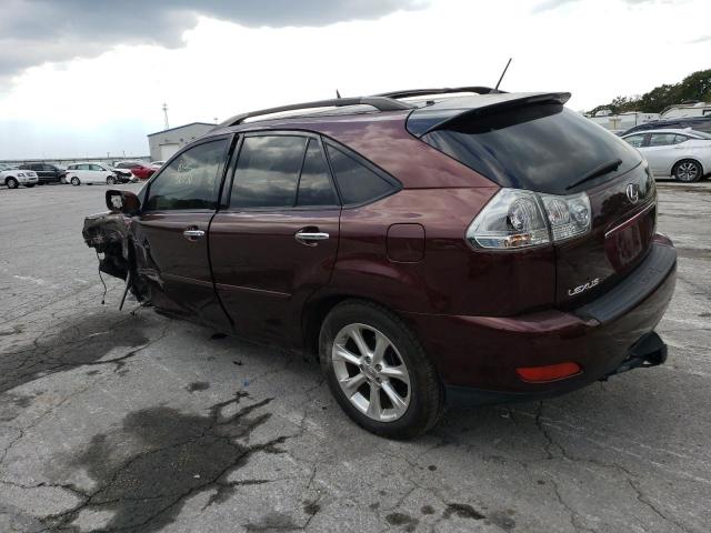 LEXUS RX 350 2008 red  gas JTJHK31U682043478 photo #3