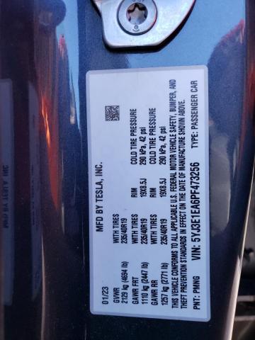 2023 TESLA MODEL 3 - 5YJ3E1EA6PF473256
