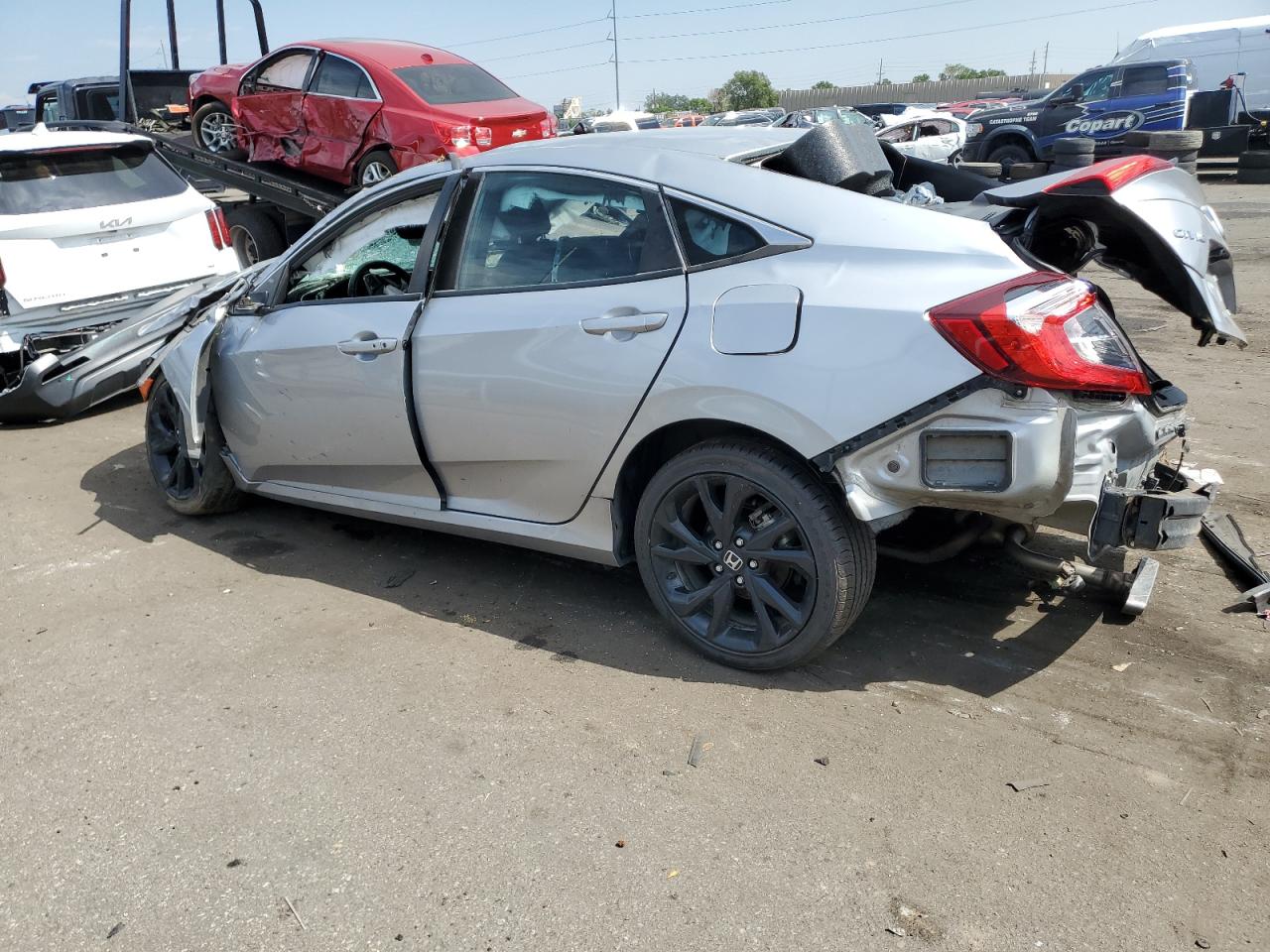 Lot #2928867681 2021 HONDA CIVIC SPOR