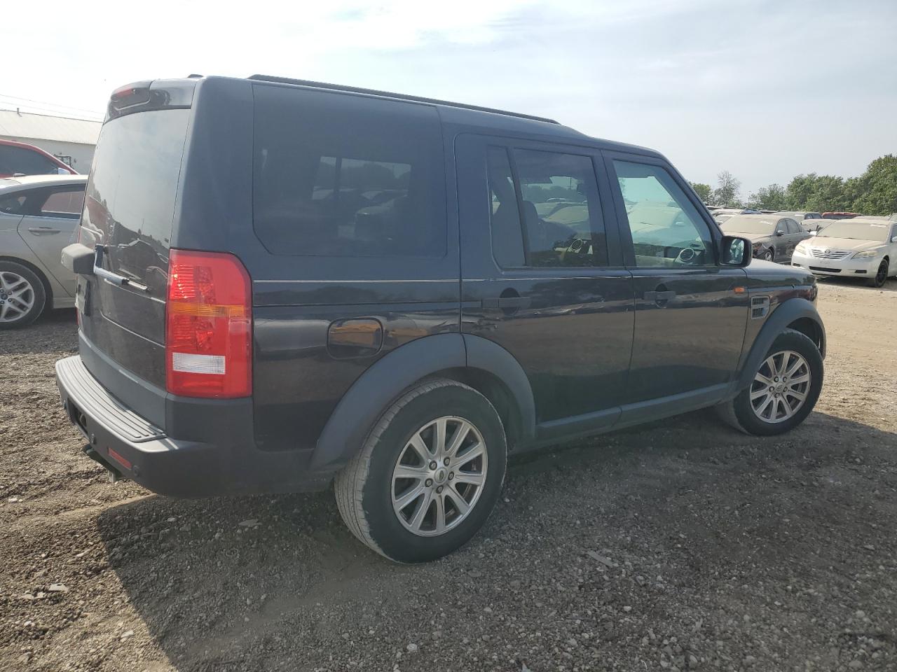 LAND ROVER LR3 SE 2007 black  gas SALAE25487A428912 photo #4