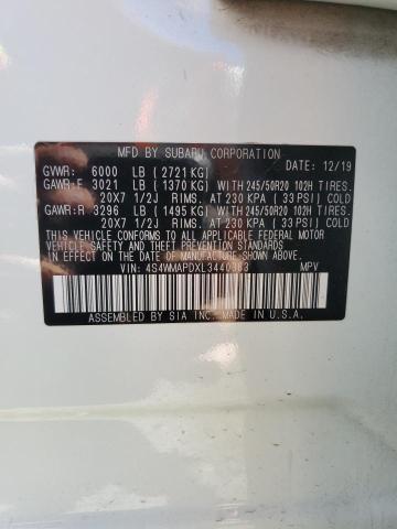 2020 SUBARU ASCENT LIM - 4S4WMAPDXL3440383