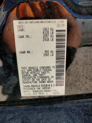2020 NISSAN ALTIMA S - 1N4BL4BV0LN308413