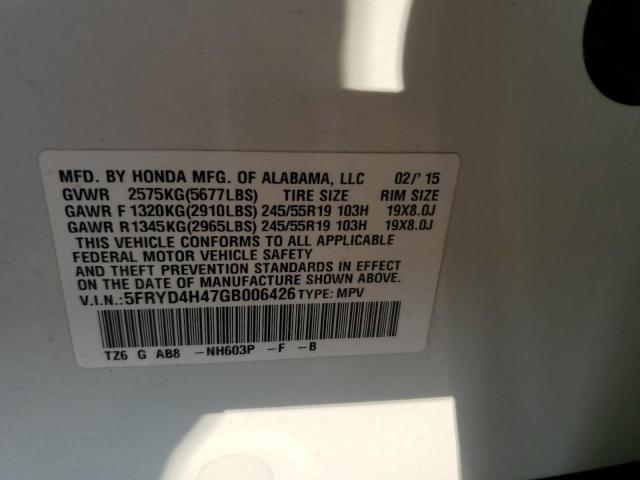 2016 ACURA MDX TECHNO - 5FRYD4H47GB006426