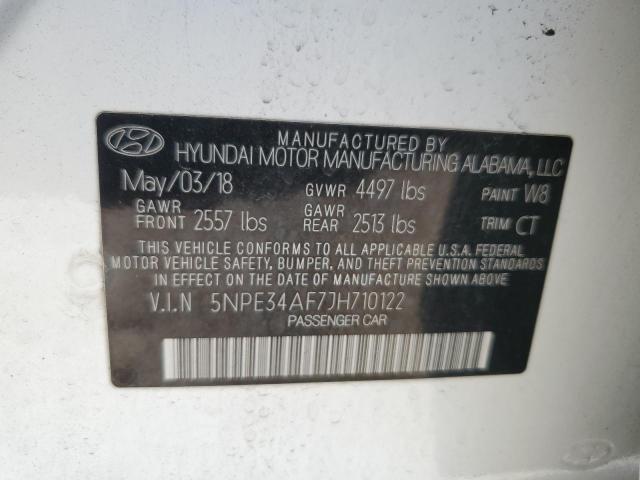 VIN 5NPE34AF7JH710122 2018 Hyundai Sonata, Sport no.13