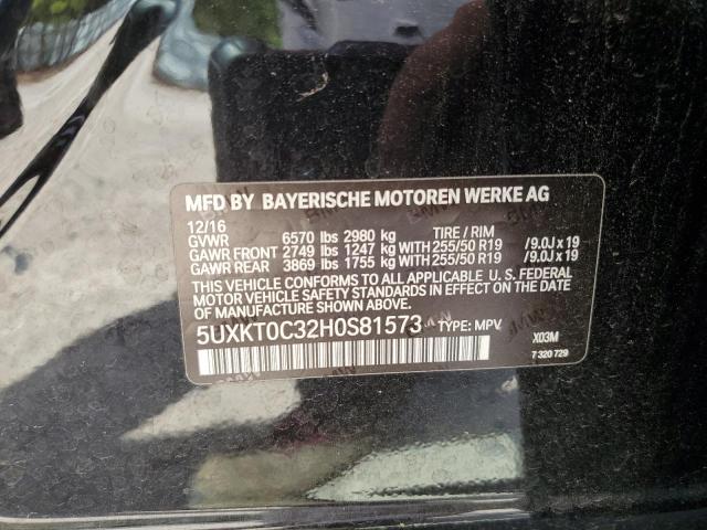 VIN 5UXKT0C32H0S81573 2017 BMW X5, Xdr40E no.13