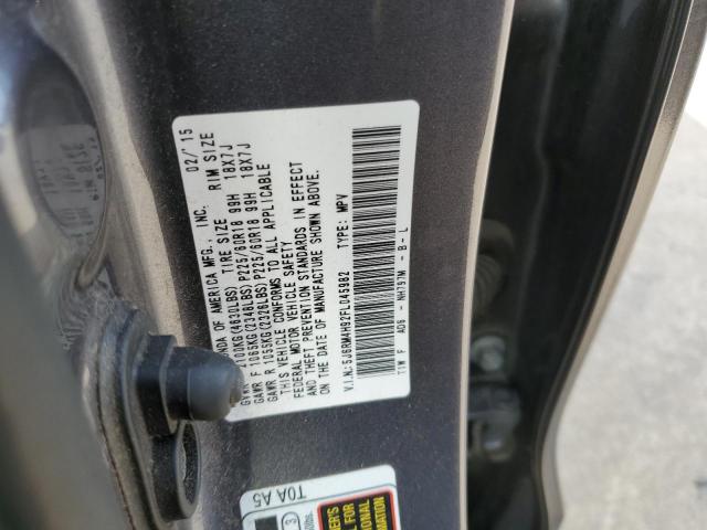 2015 HONDA CR-V TOURI - 5J6RM4H92FL045982