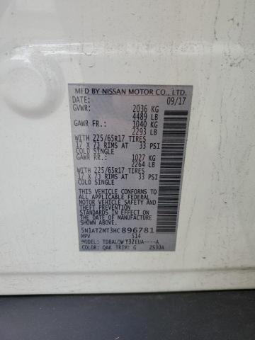 2017 NISSAN ROGUE S - 5N1AT2MT3HC896781