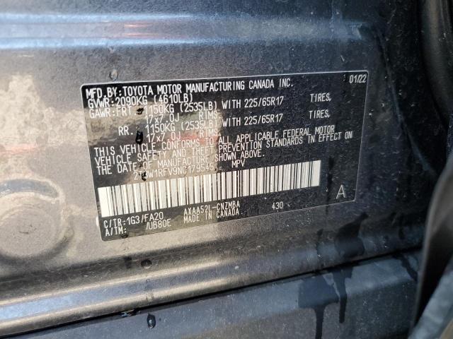 2022 TOYOTA RAV4 XLE - 2T3W1RFV9NC179545