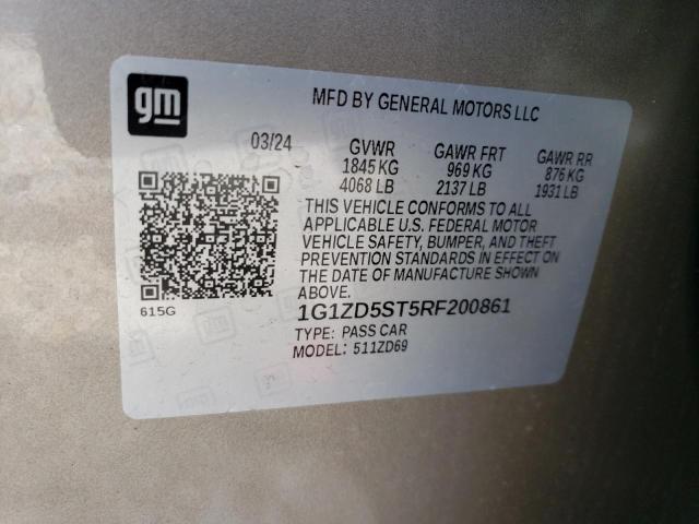 2024 CHEVROLET MALIBU LT - 1G1ZD5ST5RF200861