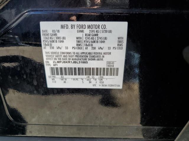 2018 LINCOLN MKX SELECT - 2LMPJ8KR1JBL31885
