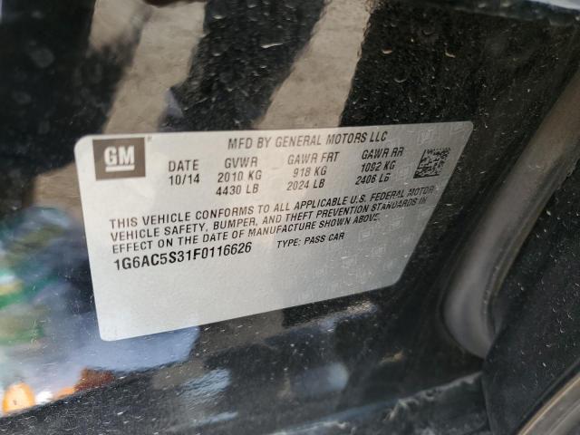 2015 CADILLAC ATS PERFOR 1G6AC5S31F0116626