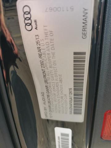 VIN WAUDNAF49JA112615 2018 Audi A4, Premium no.13