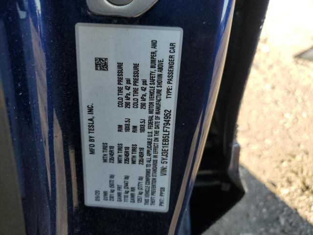 2020 TESLA MODEL 3 - 5YJ3E1EB5LF794952