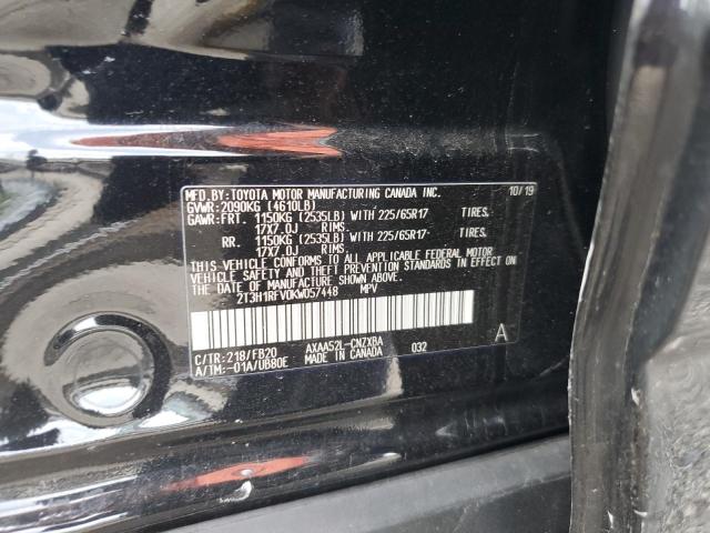 2019 TOYOTA RAV4 LE 2T3H1RFV0KW057448
