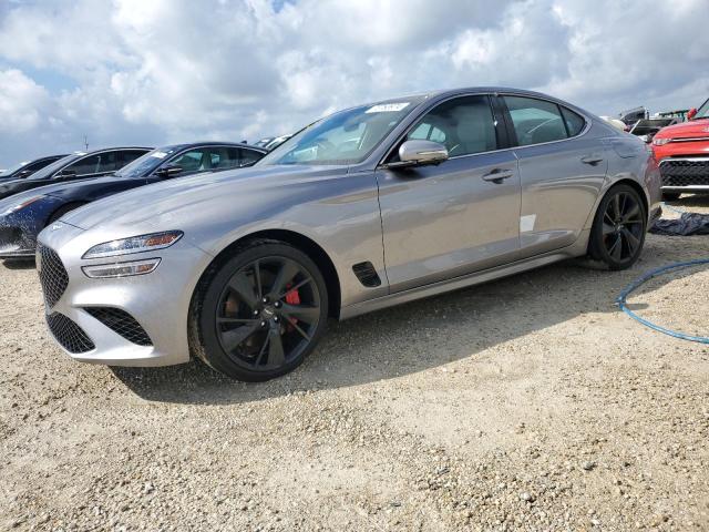 GENESIS G70 BASE 2022 gray  gas KMTG54TE9NU082715 photo #1