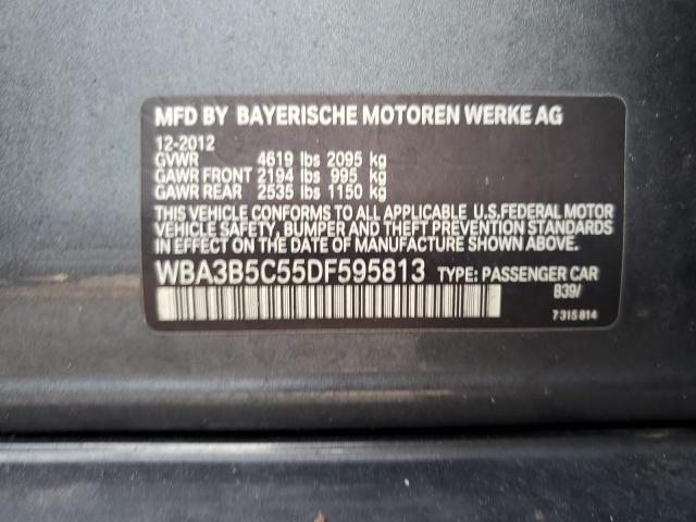 VIN WBA3B5C55DF595813 2013 BMW 3 Series, 328 Xi Sulev no.12