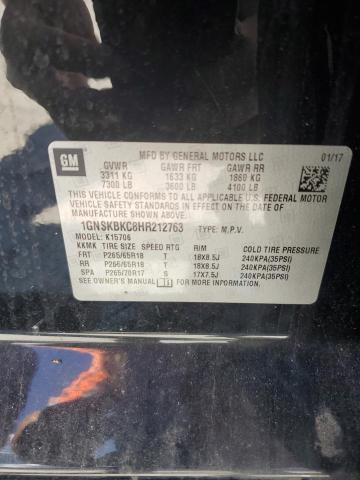 2017 CHEVROLET TAHOE K150 - 1GNSKBKC8HR212763