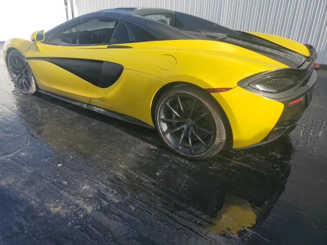 MCLAREN AUTOMOTIVE 570S 2018 yellow  gas SBM13FAA1JW004148 photo #3