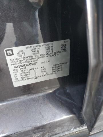 2016 GMC YUKON SLT - 1GKS1BKC1GR331897