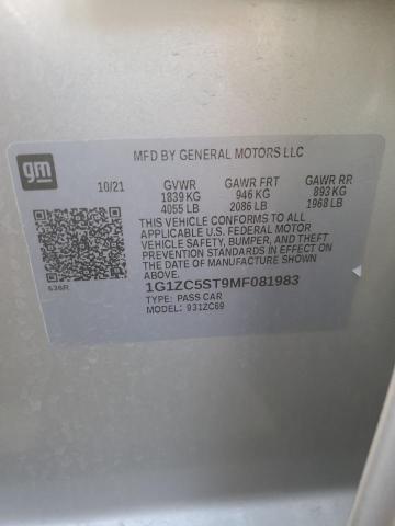 2021 CHEVROLET MALIBU LS - 1G1ZC5ST9MF081983