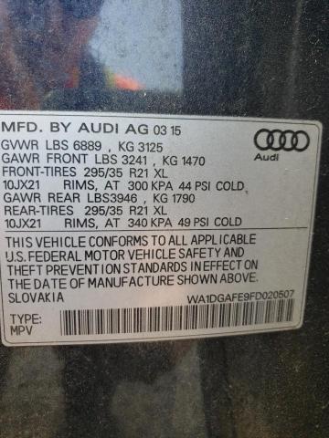 2015 AUDI Q7 PRESTIG - WA1DGAFE9FD020507