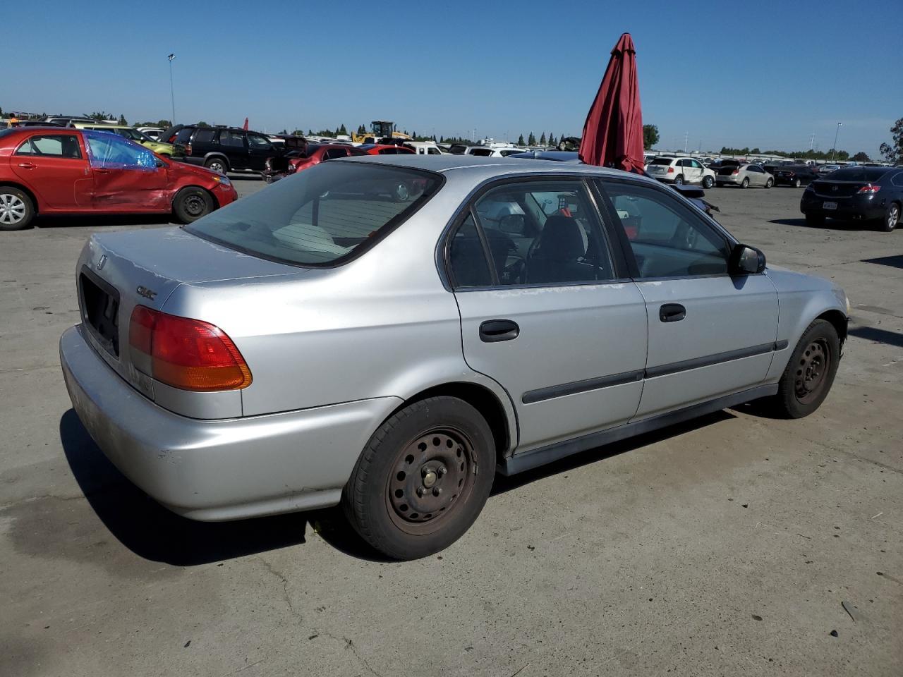 HONDA CIVIC LX 1998 silver  gas 2HGEJ6674WH626229 photo #4