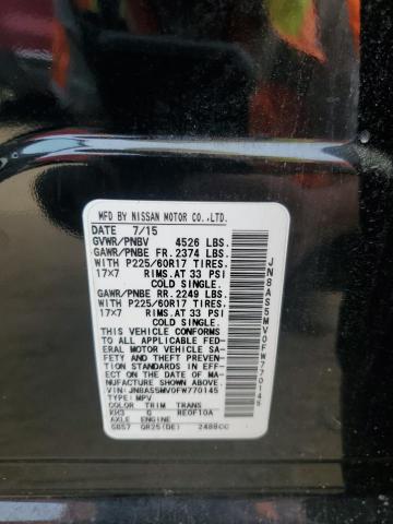 2015 NISSAN ROGUE SELE - JN8AS5MV0FW770145
